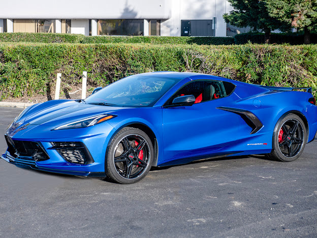 2020+ CHEVROLET CORVETTE C8 STINGRAY | Z06 PACKAGE SIDE SKIRTS ROCKER PANELS GROUND EFFECTS